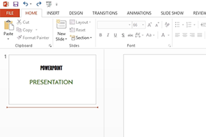 Module 2: Exploring the PowerPoint Ribbon